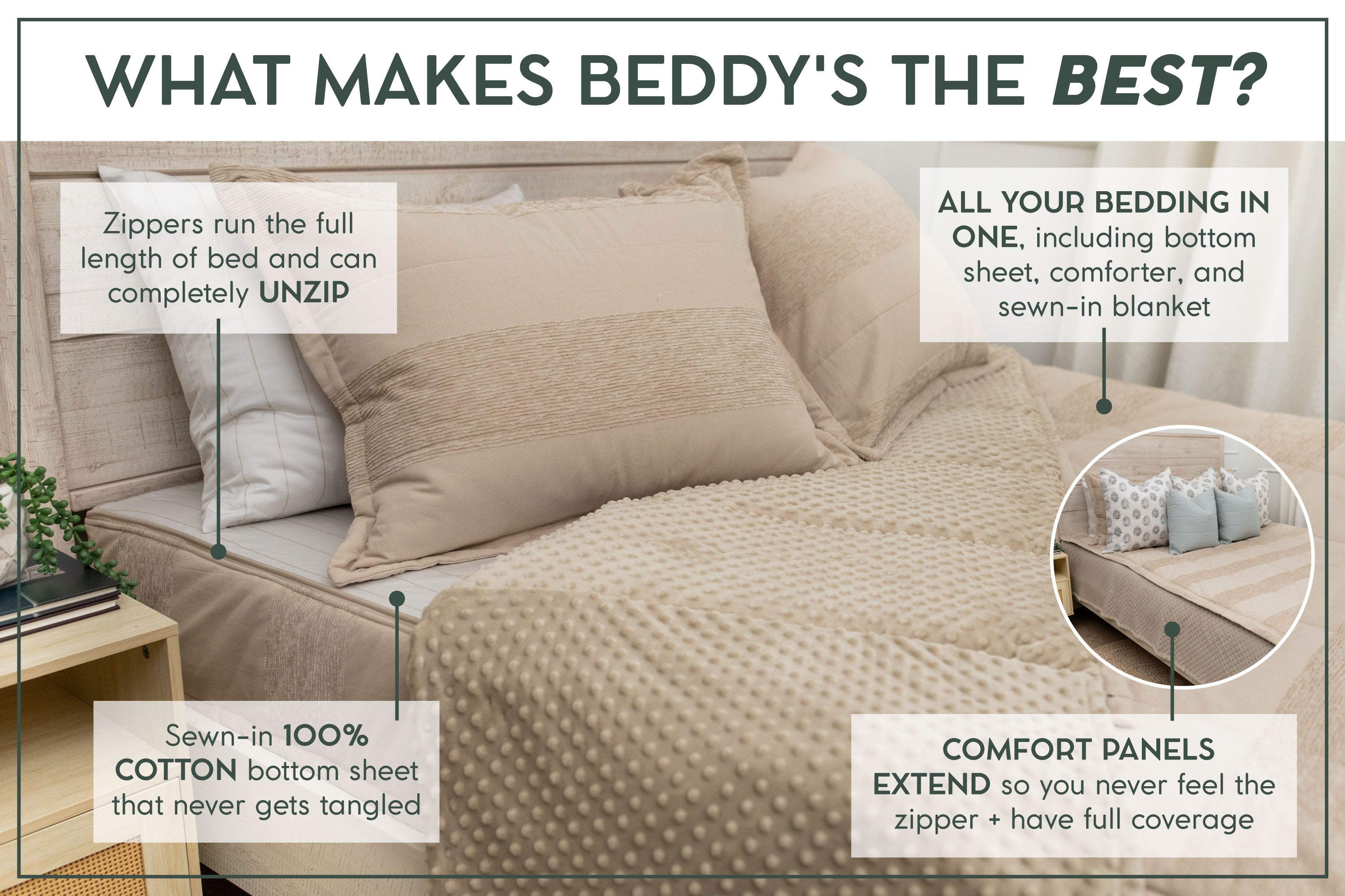 Olivia Luxe Beddy's - Premium Soft & Cozy Bedding Set for Ultimate Comfort | Perfect for Home, Hotel, and Airbnb Use