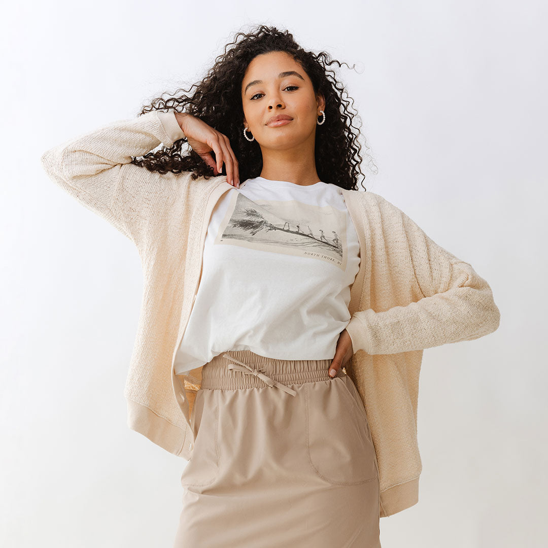 Cozy Cottage Knit Cardigan for Women - Soft Chunky Open Front Sweater - Perfect for Fall, Winter & Layering Outfits
