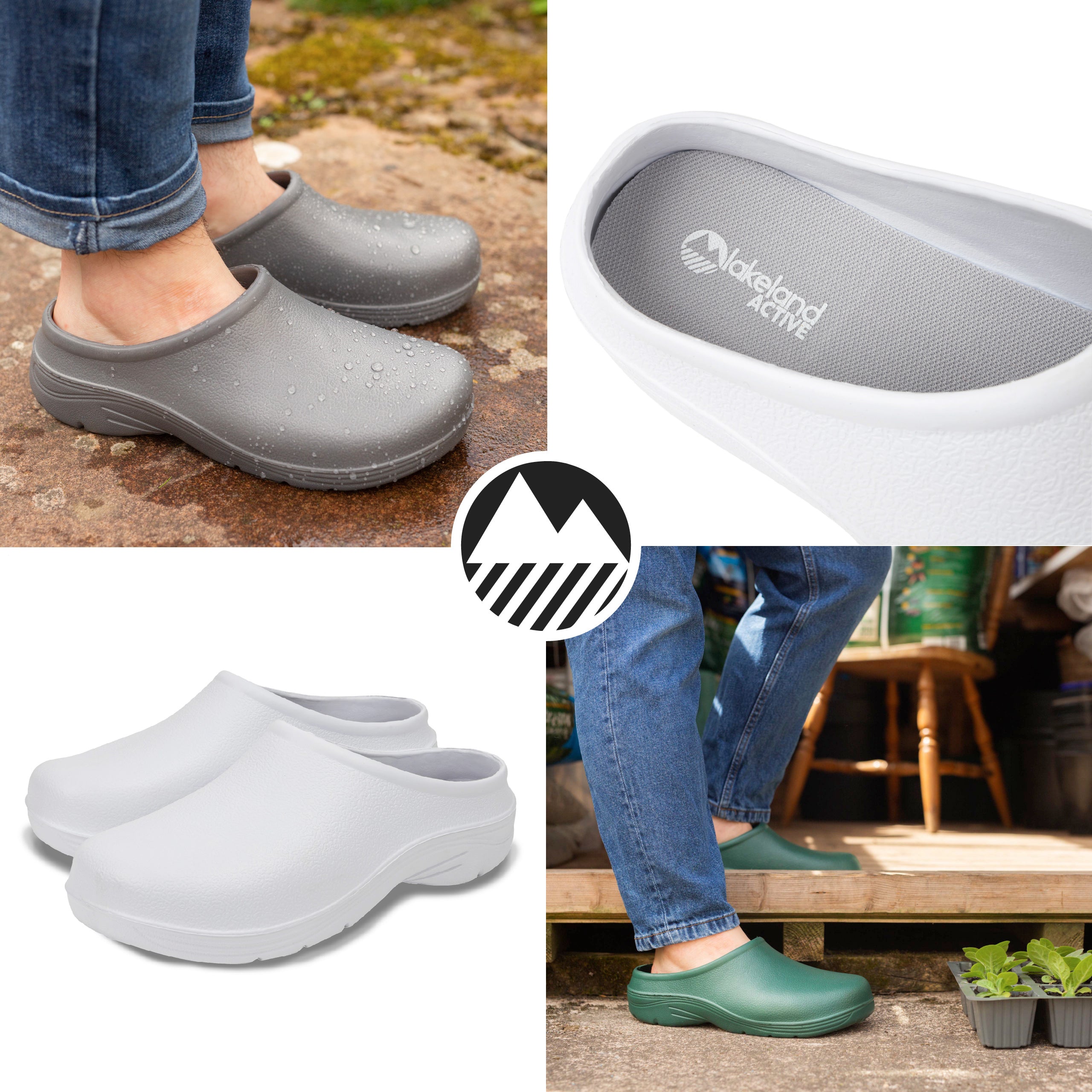 Men's Lorton Garden & Work Clogs - Comfortable Slip-Resistant Outdoor Shoes for Gardening, Landscaping & Yard Work