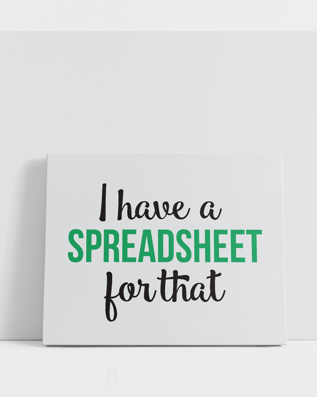 Funny Accounting Wall Art Canvas - Office Decor for Accountants & Tax Professionals - 40x32 Ready to Hang - Perfect Gift for Accountant Appreciation & Cubicle Decoration - Great for Home Office, Accounting Firms & Tax Season Humor