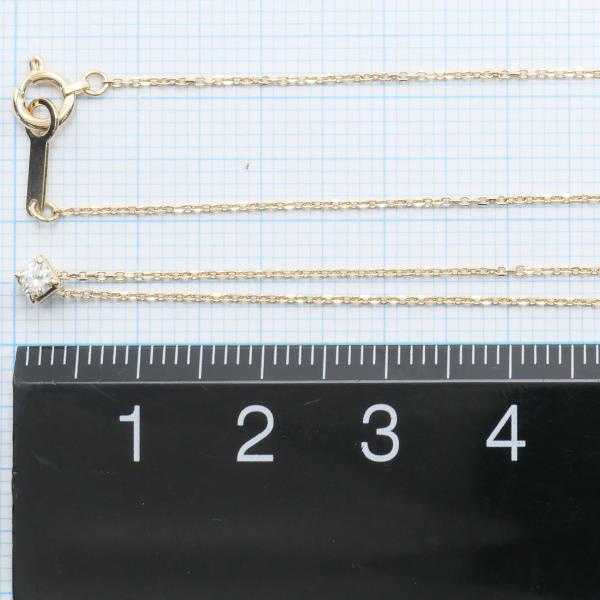 4℃ K10 Yellow Gold Diamond Necklace for Women - Elegant 14K Gold Pendant Necklace Jewelry Gift for Anniversary, Valentine's Day & Special Occasions