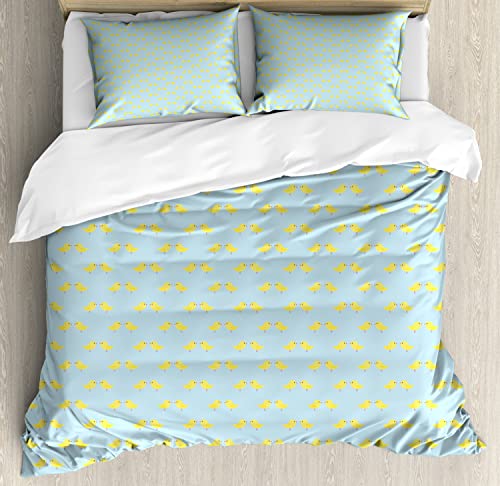 Pale Blue Pastel Yellow