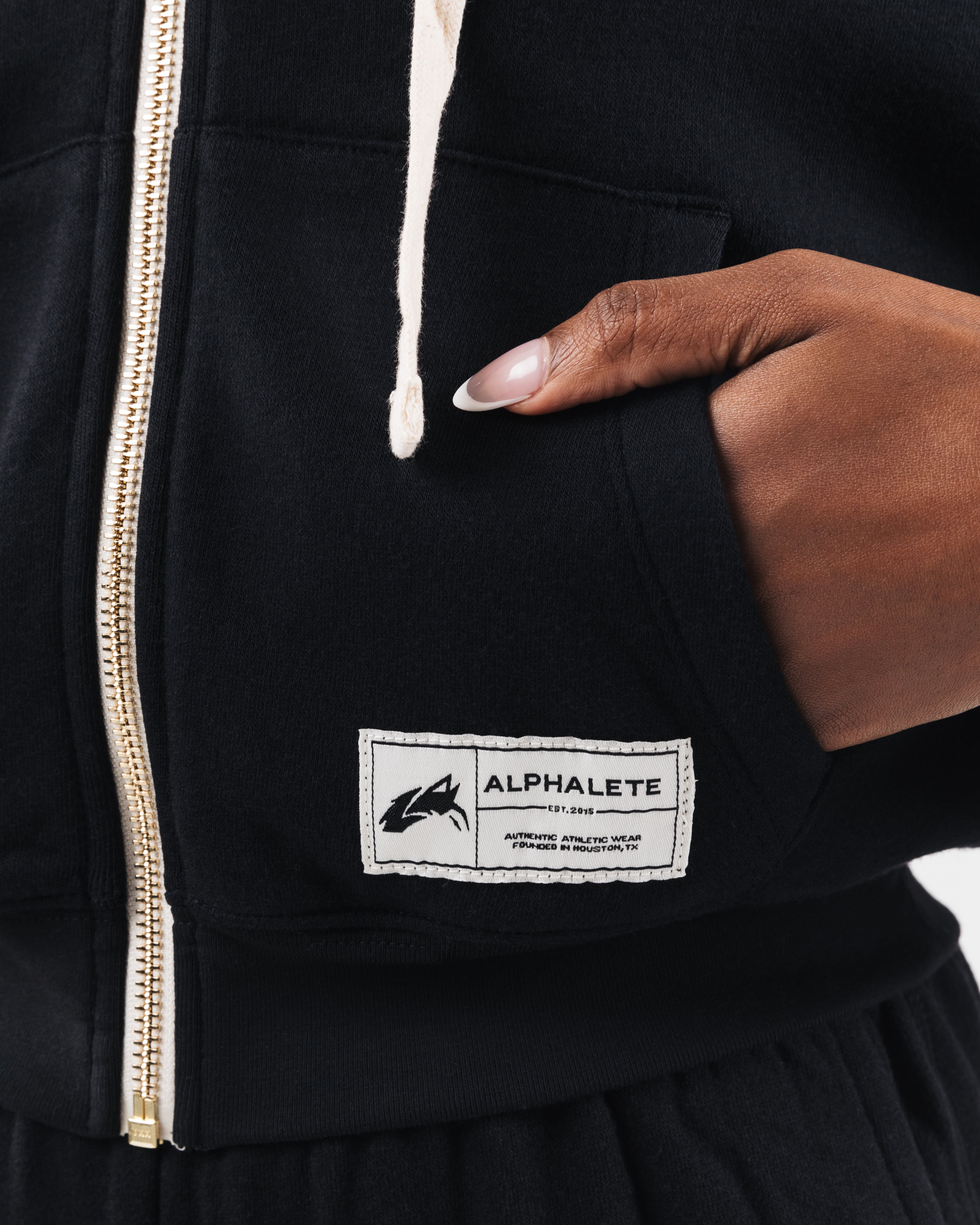 Men's Black Fleece Zip Jacket - Lightweight Warm Winter Coat for Outdoor Activities & Casual Wear