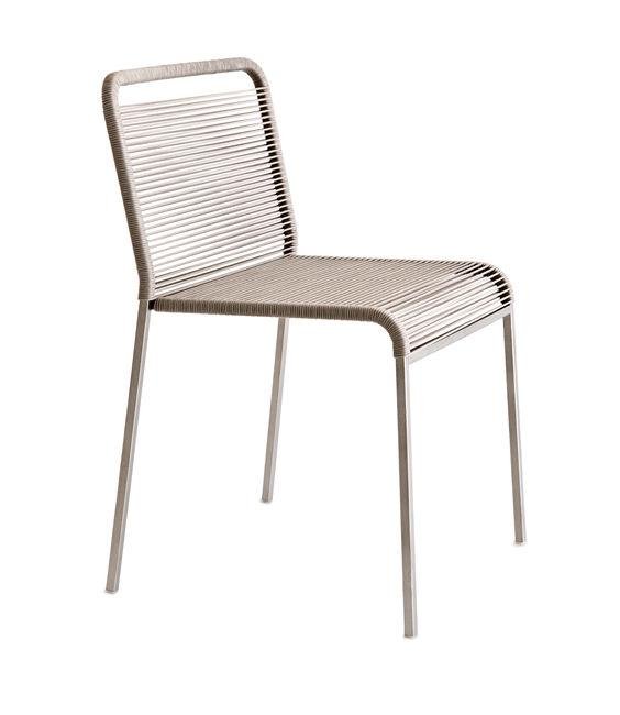 Lapalma Aria S42 Outdoor Side Chair - Modern Patio Dining & Garden Lounge Furniture for Backyard, Poolside, and Deck Relaxation