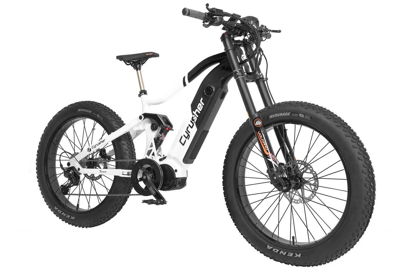 Cyrusher Trident 1000W Mid-Drive Electric Bike - 28 MPH Speed & 75 Mile Range - Perfect for Commuting, Off-Roading & Urban Adventures