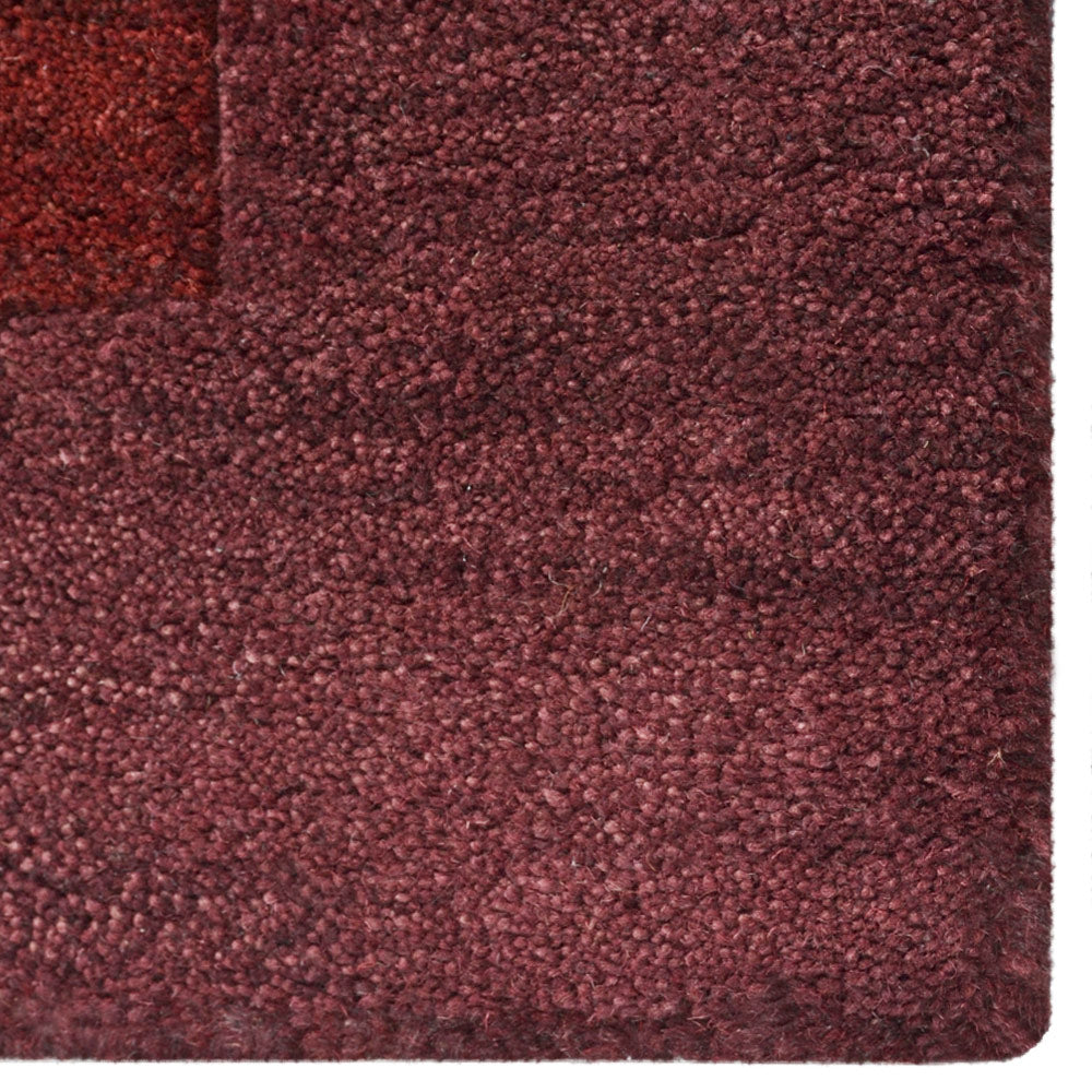 Premium Hand Tufted Wool Area Rug - Soft Modern Boho Chic Home Decor for Living Room, Bedroom, Nursery | Non-Slip Backing, Easy to Clean, Durable Floor Covering for High Traffic Areas