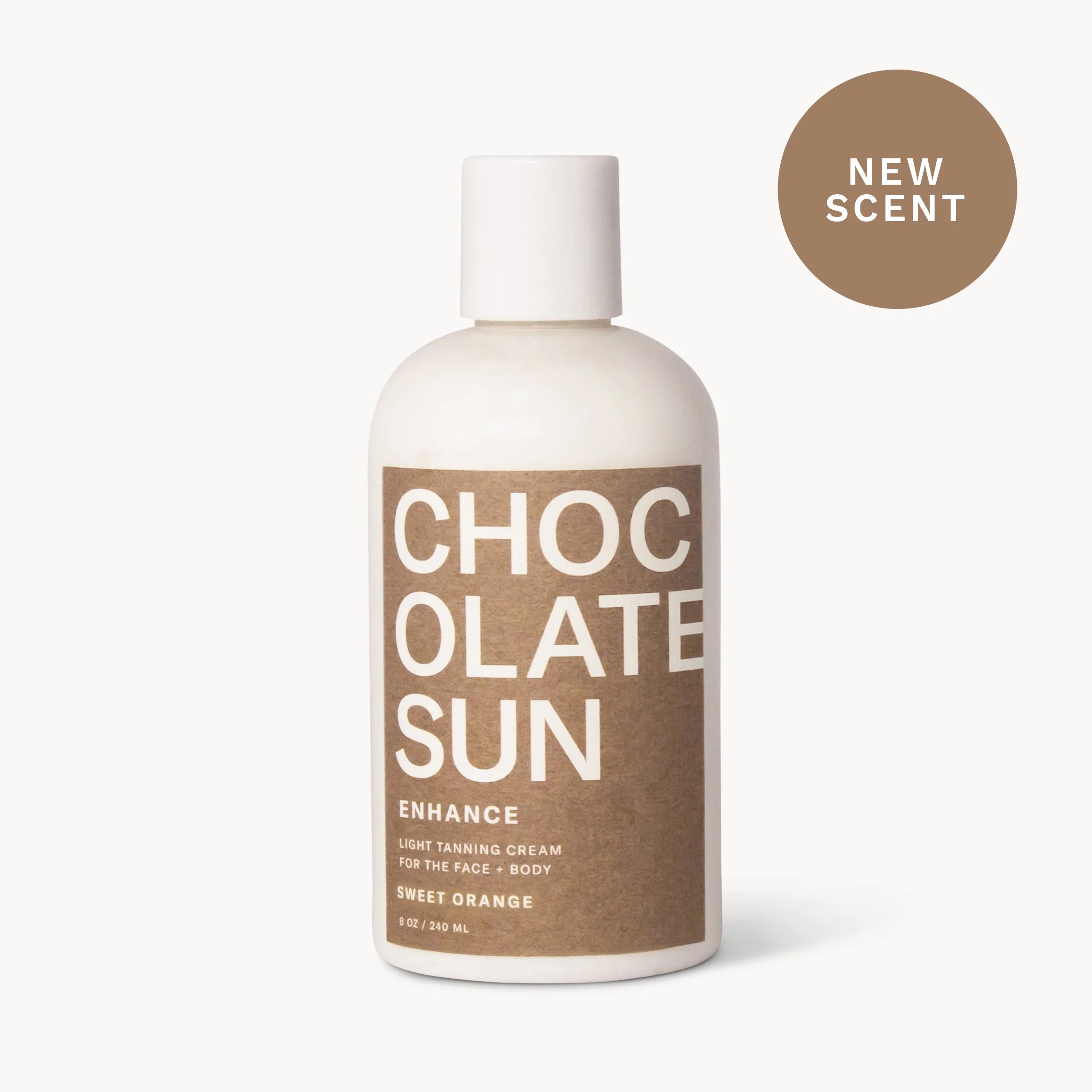 ENHANCE Natural Light Tanning Cream for Face & Body - Sunless Self Tanner with Organic Ingredients for a Healthy Glow - Perfect for Beach, Vacation & Summer Tanning