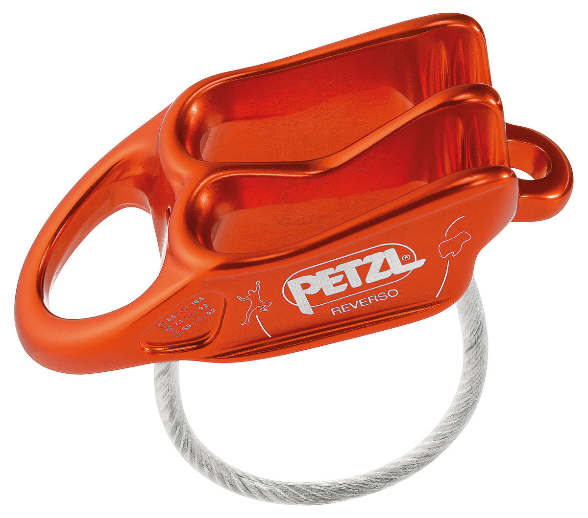 Petzl Reverso Belay Device - Lightweight Climbing Gear for Rock Climbing & Mountaineering - Perfect for Outdoor Adventures & Safety Protection