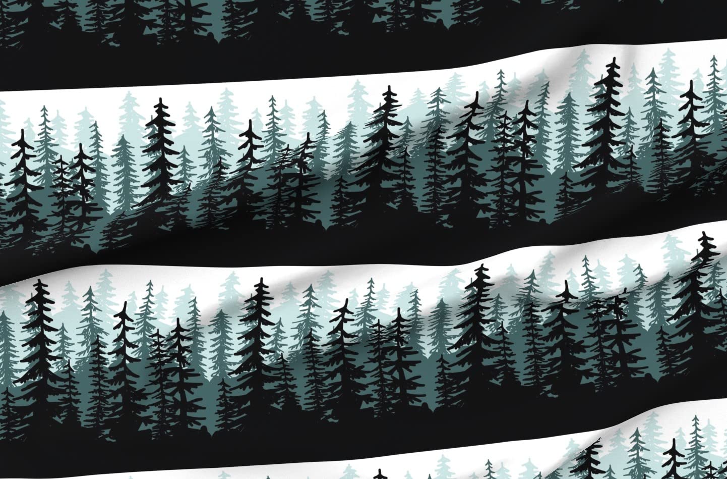 Pine Printed Velvet Fabric by The Yard - Home Decor & Upholstery for Sofas, Curtains