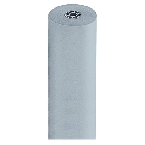 Pacon ArtKraft Duo-Finish Paper Roll - 36 Inch x 1000 Feet Gray Kraft Paper Roll for Arts & Crafts, Wrapping, Table Covering - Heavy Duty, Durable & Tear-Resistant (1 Roll)