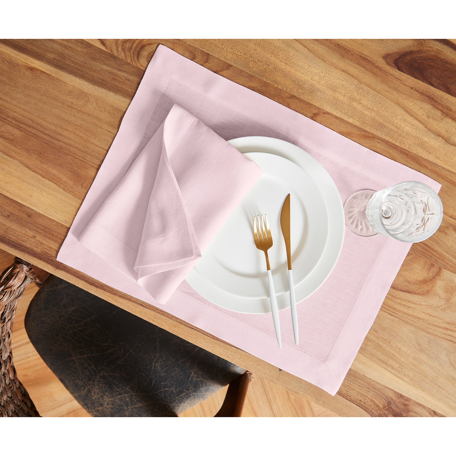 Premium Sonoma Placemats Set of 4 - Waterproof & Non-Slip Table Mats for Dining - Elegant Home Decor for Kitchen, Dining Room, and Outdoor Entertaining