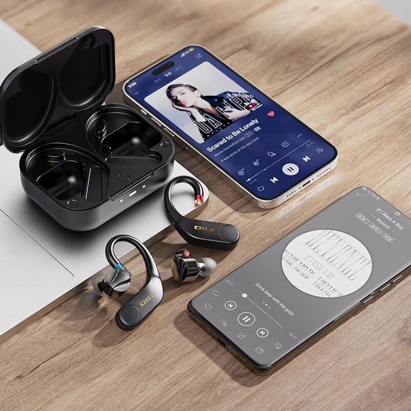FiiO UTWS5 True Wireless Bluetooth Earbuds Hook Amplifier with High-Resolution Audio - Perfect for Gym, Running, Travel & Commuting