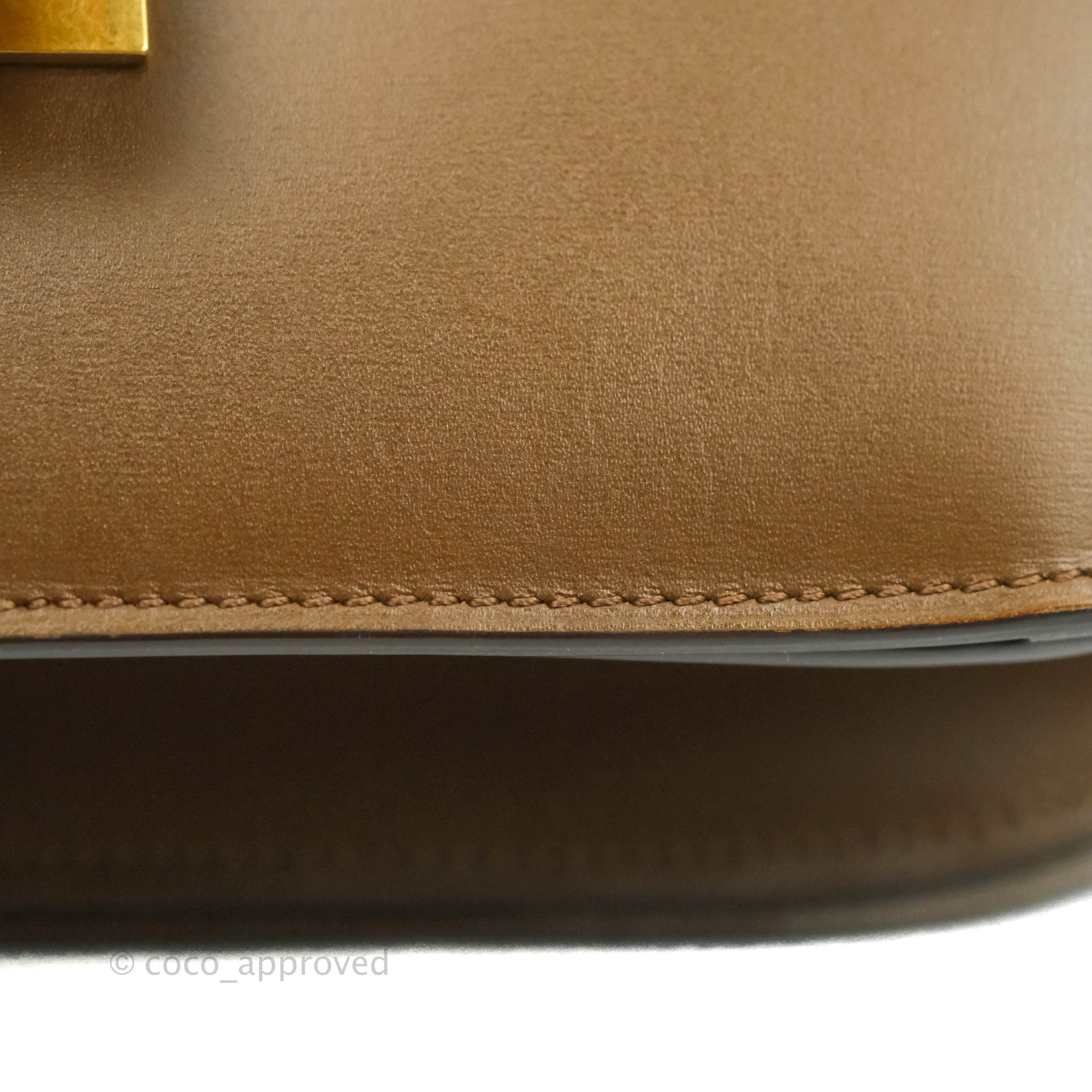 Celine Medium Classic Box Bag in Caramel Calfskin Leather | Luxury Shoulder Bag for Women | Perfect for Work, Date Night & Special Occasions