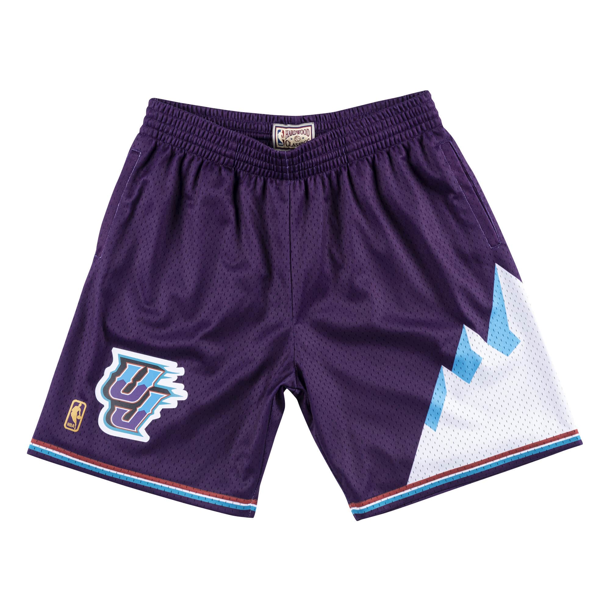 1996 Utah Jazz NBA Swingman Shorts - Vintage Basketball Shorts for Men - Perfect for Games, Workouts & Casual Wear