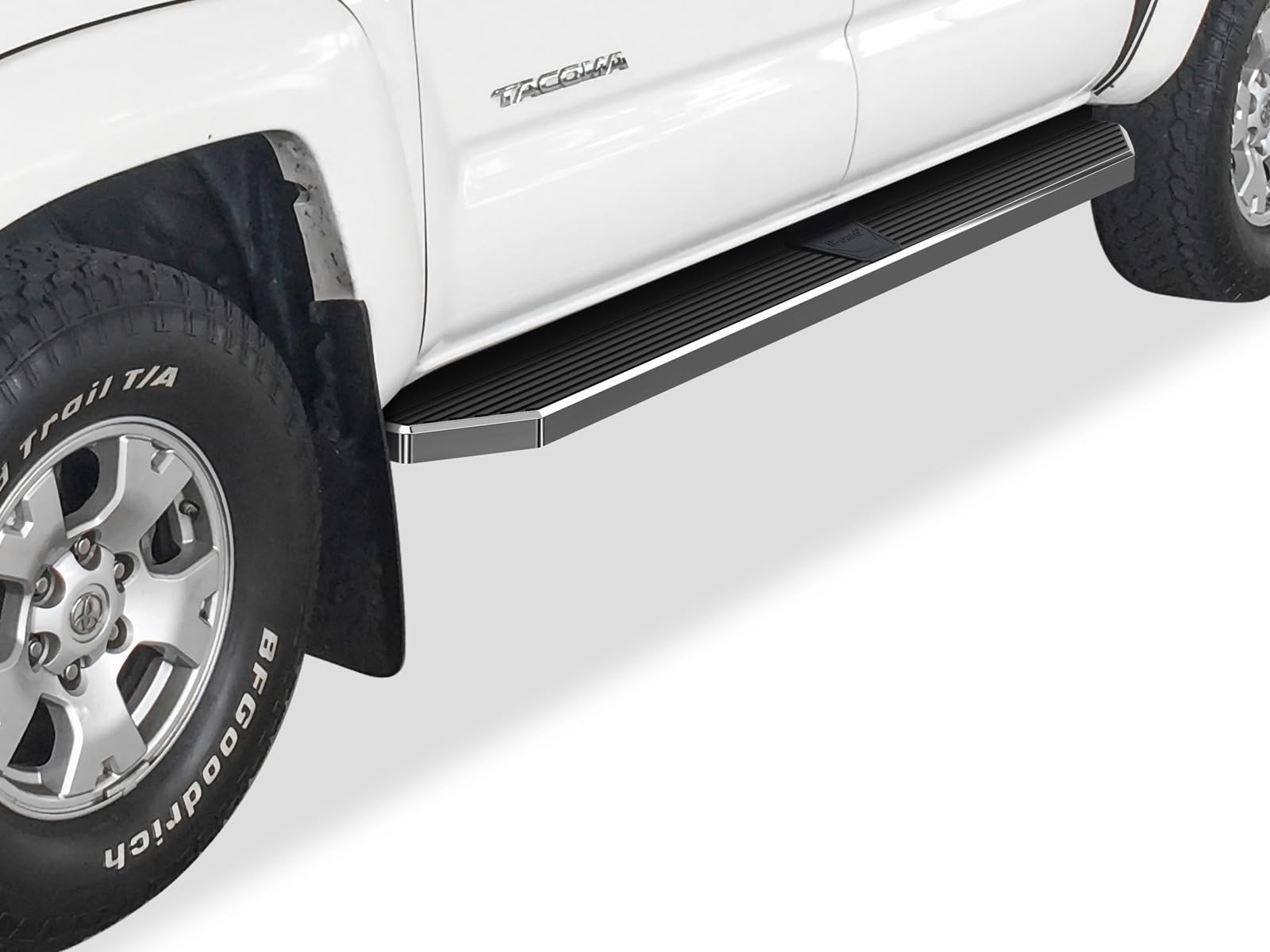Polished Stainless Steel Running Boards for 2005-2023 Toyota Tacoma Double Cab - 6