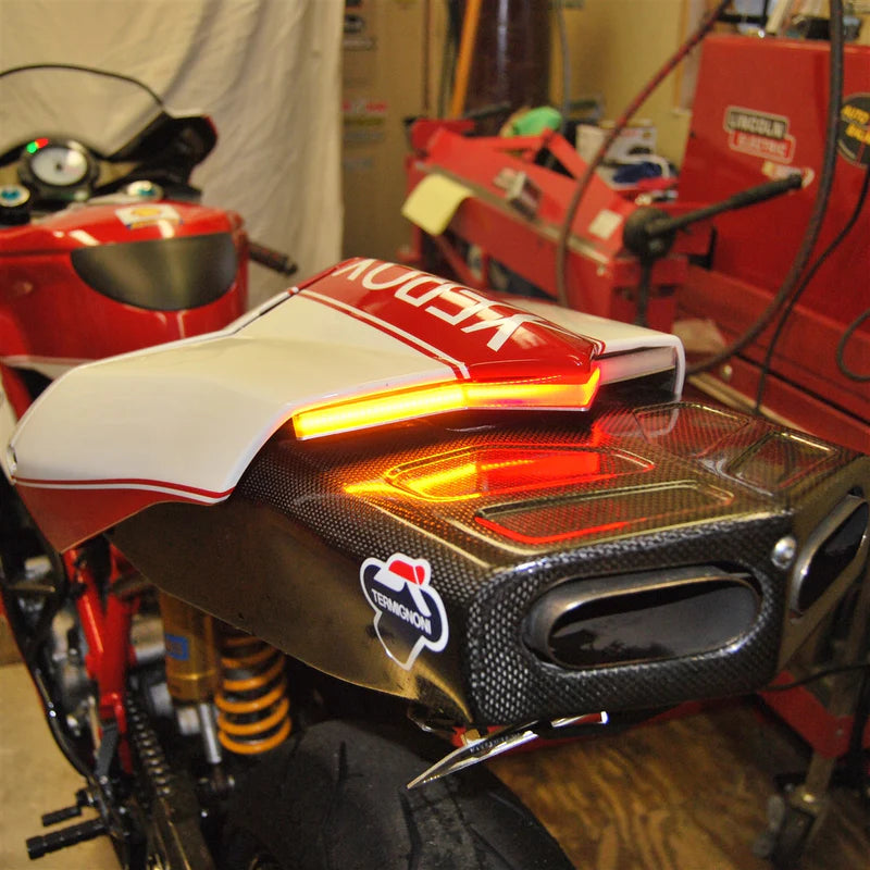 Ducati 749 Fender Eliminator Kit for 2003-2006 Models - Lightweight Tail Tidy for Motorcycle Customization & Clean Look - Perfect for Street Bikes and Track Days