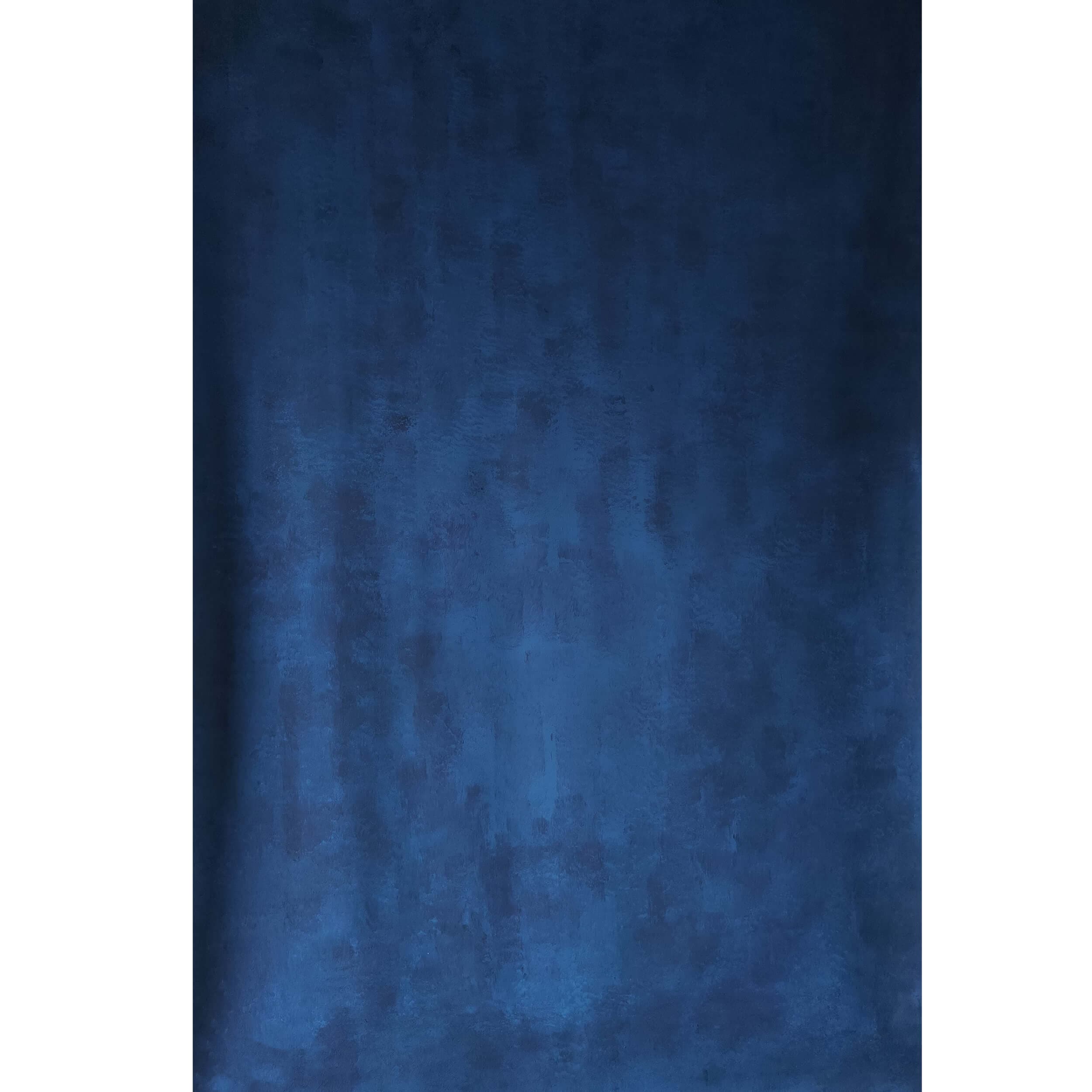 Hand Dyed Sapphire Blue Canvas Backdrop (2 x 3m) - Premium Photography Background for Studio, Portraits & Events - Durable & Wrinkle-Resistant Fabric