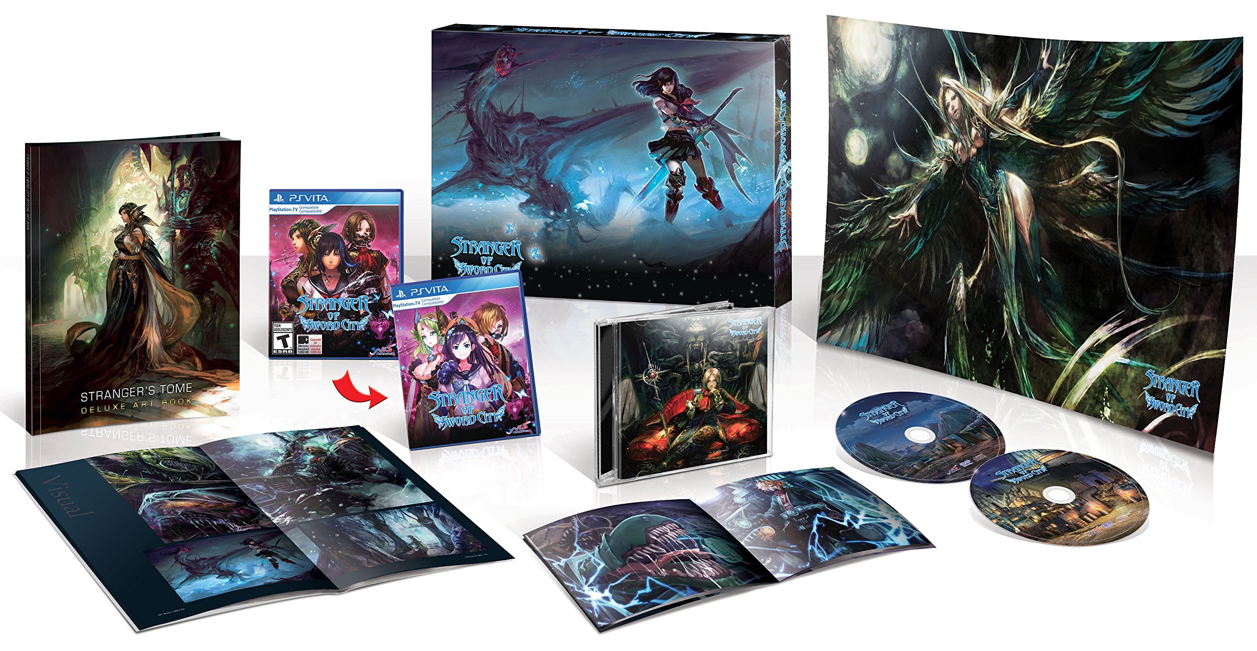 Stranger of Sword City Limited Edition - PlayStation Vita Game | RPG Adventure for PS Vita | Perfect for Anime Fans & JRPG Lovers