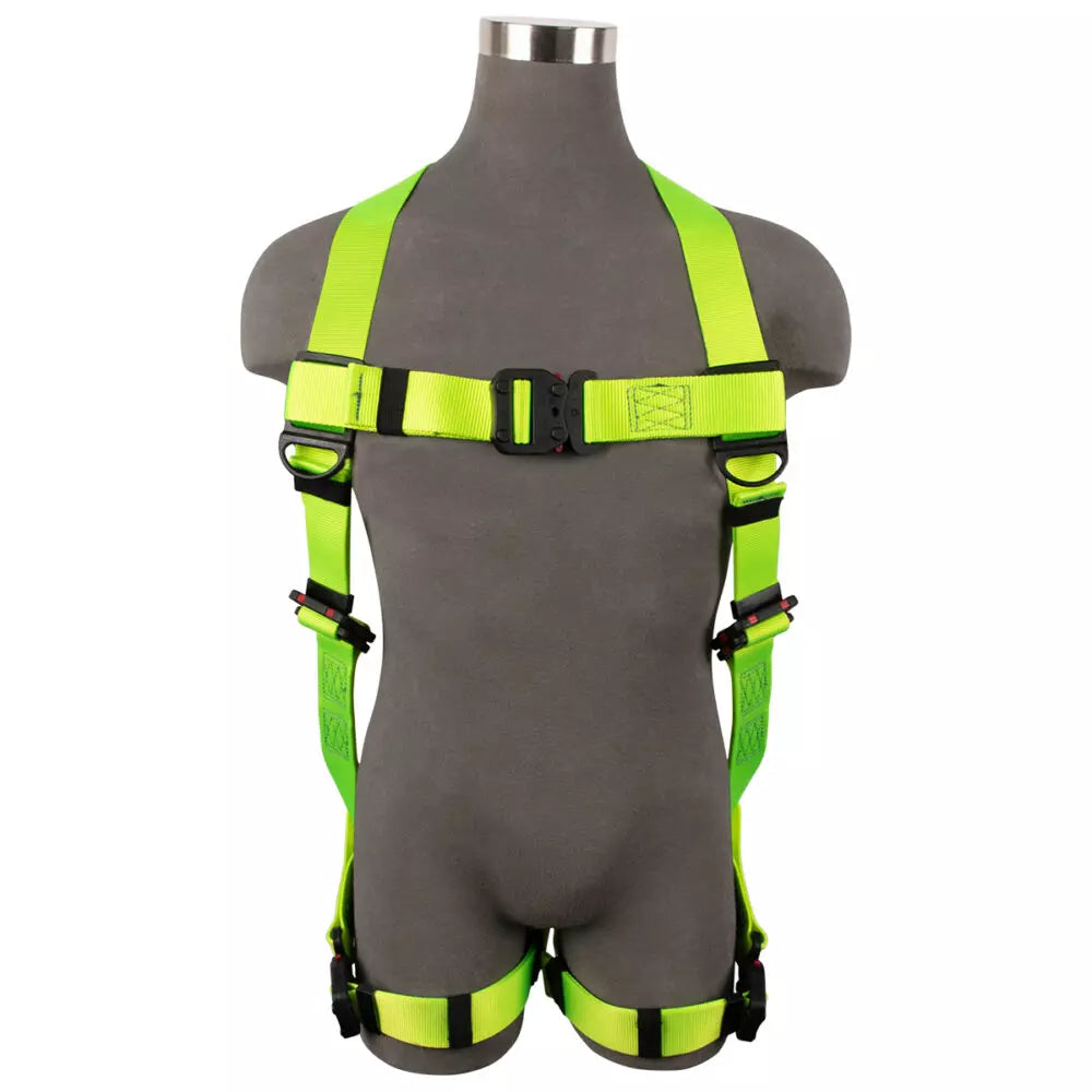 Arc Flash Full Body Harness - DE 1D, DE MB Torso, DE QC Chest/Legs - Industrial Safety Gear for Electrical Workers & Construction Sites