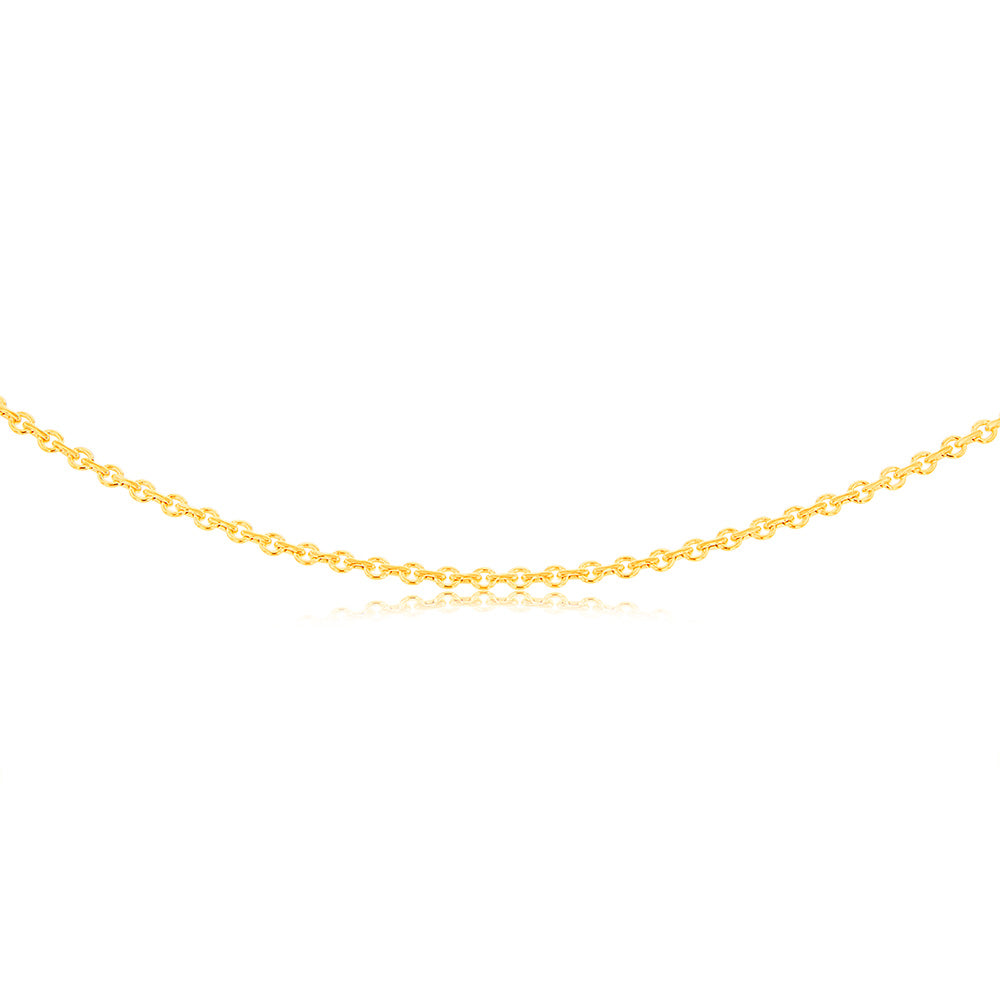 9ct Yellow Gold Belcher Chain 45cm - Elegant & Durable Jewelry for Women, Perfect for Layering, Gifts & Everyday Wear
