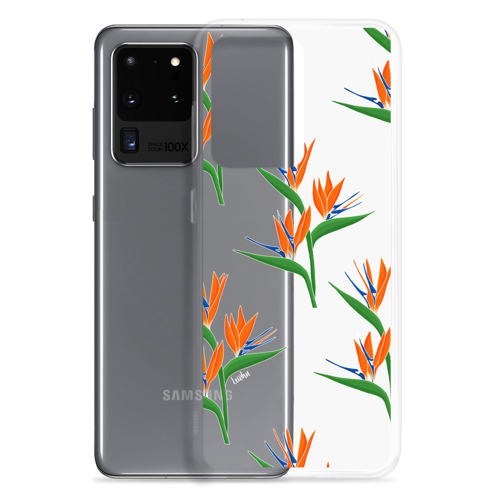 Bird of Paradise Clear Phone Case for Samsung Galaxy - Slim Protective Cover for Everyday Use & Travel
