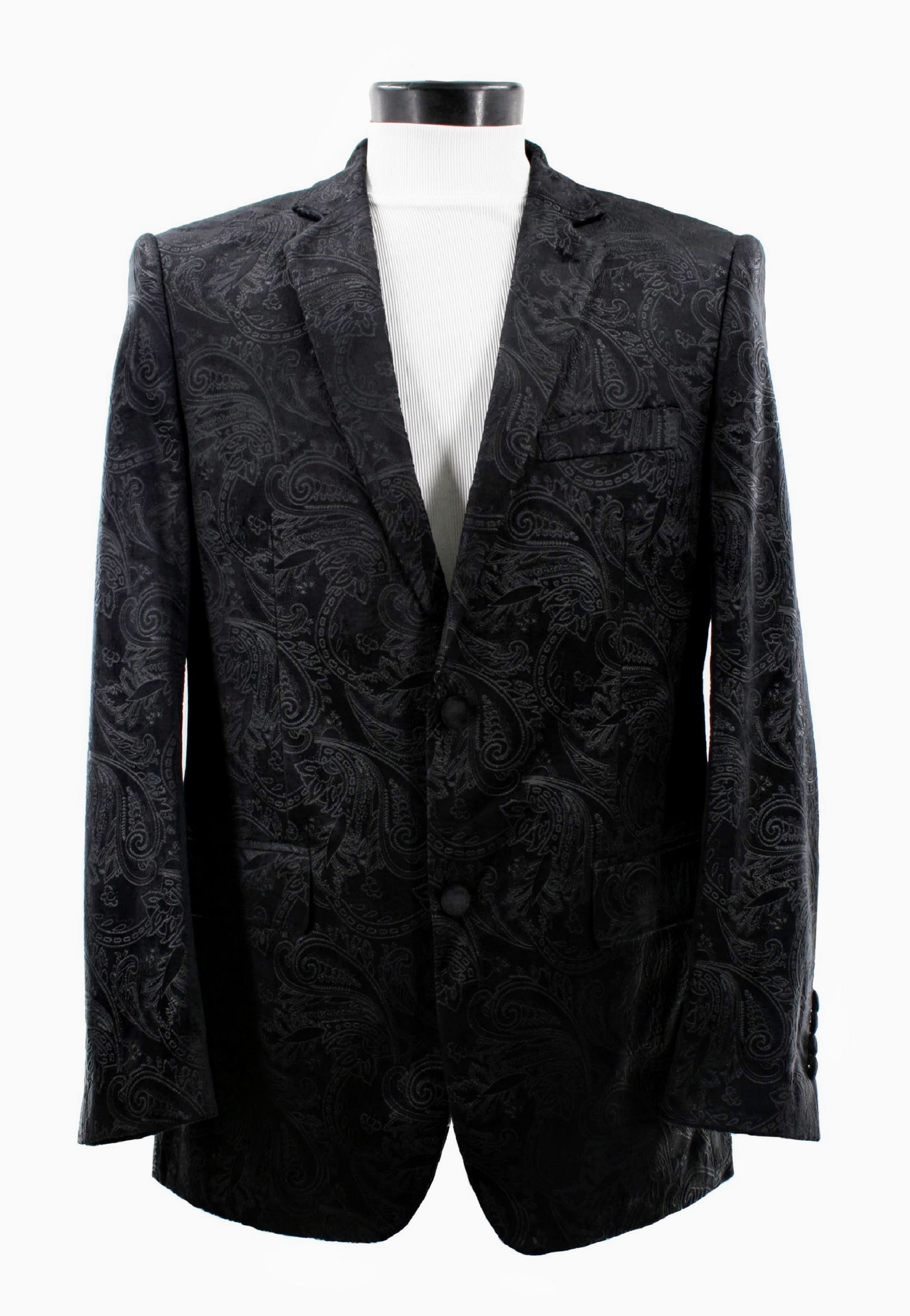 Bassiri Blazer J1044 Black - Stylish Men's Formal Suit Jacket for Business, Wedding & Office Wear