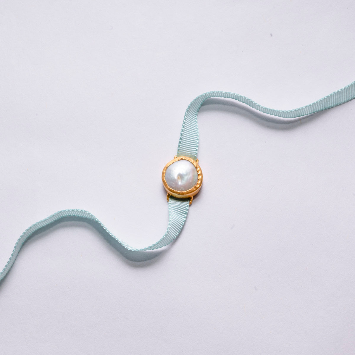 Forever Bond Baroque Pearl Rakhi - Elegant Handmade Bracelet for Raksha Bandhan, Sibling Love & Indian Festivals | Perfect Gift for Brothers & Sisters