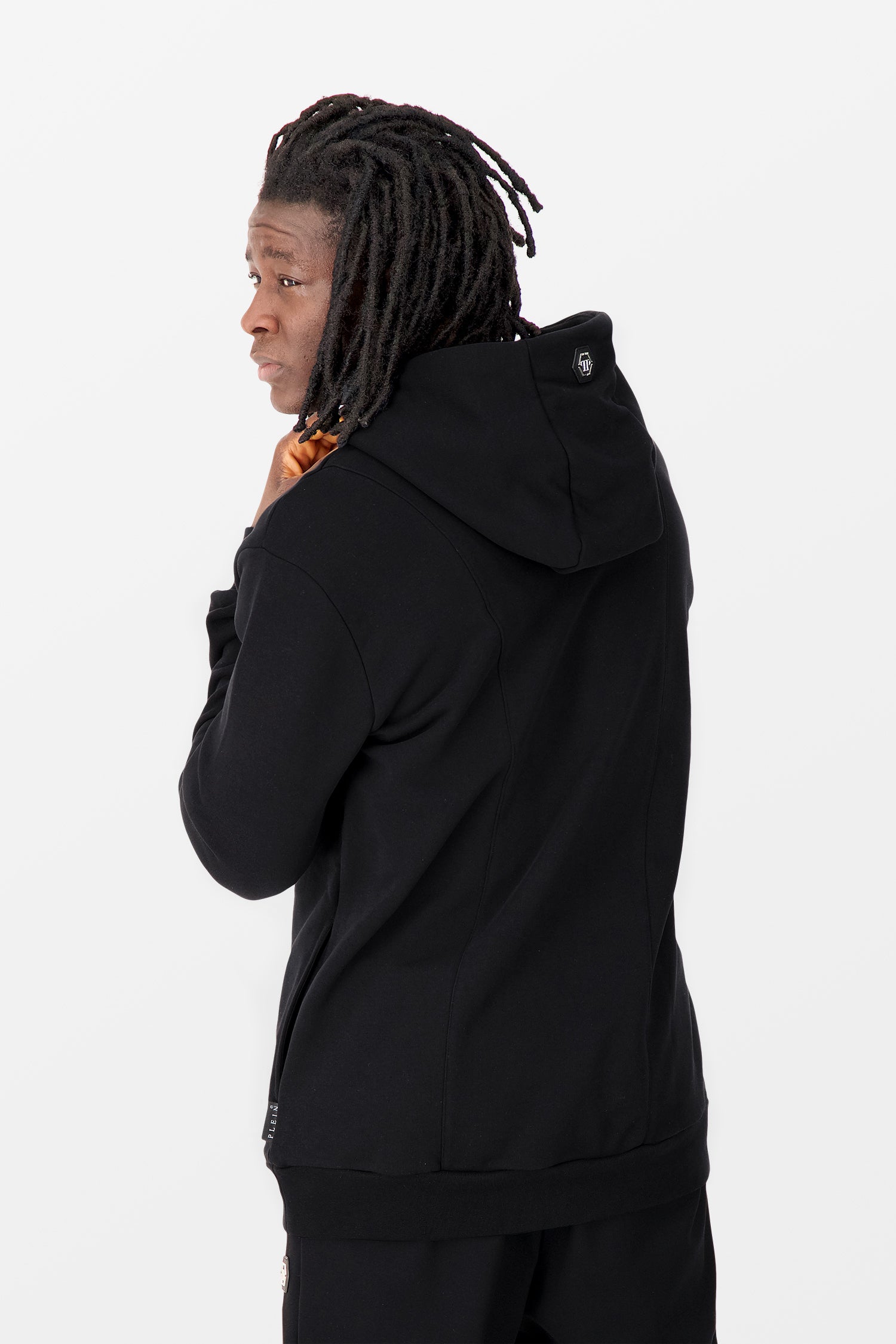 Philipp Plein Black Chains Hoodie for Men - Stylish Streetwear Pullover with Metal Chain Details | Perfect for Casual Outfits, Parties & Urban Fashion
