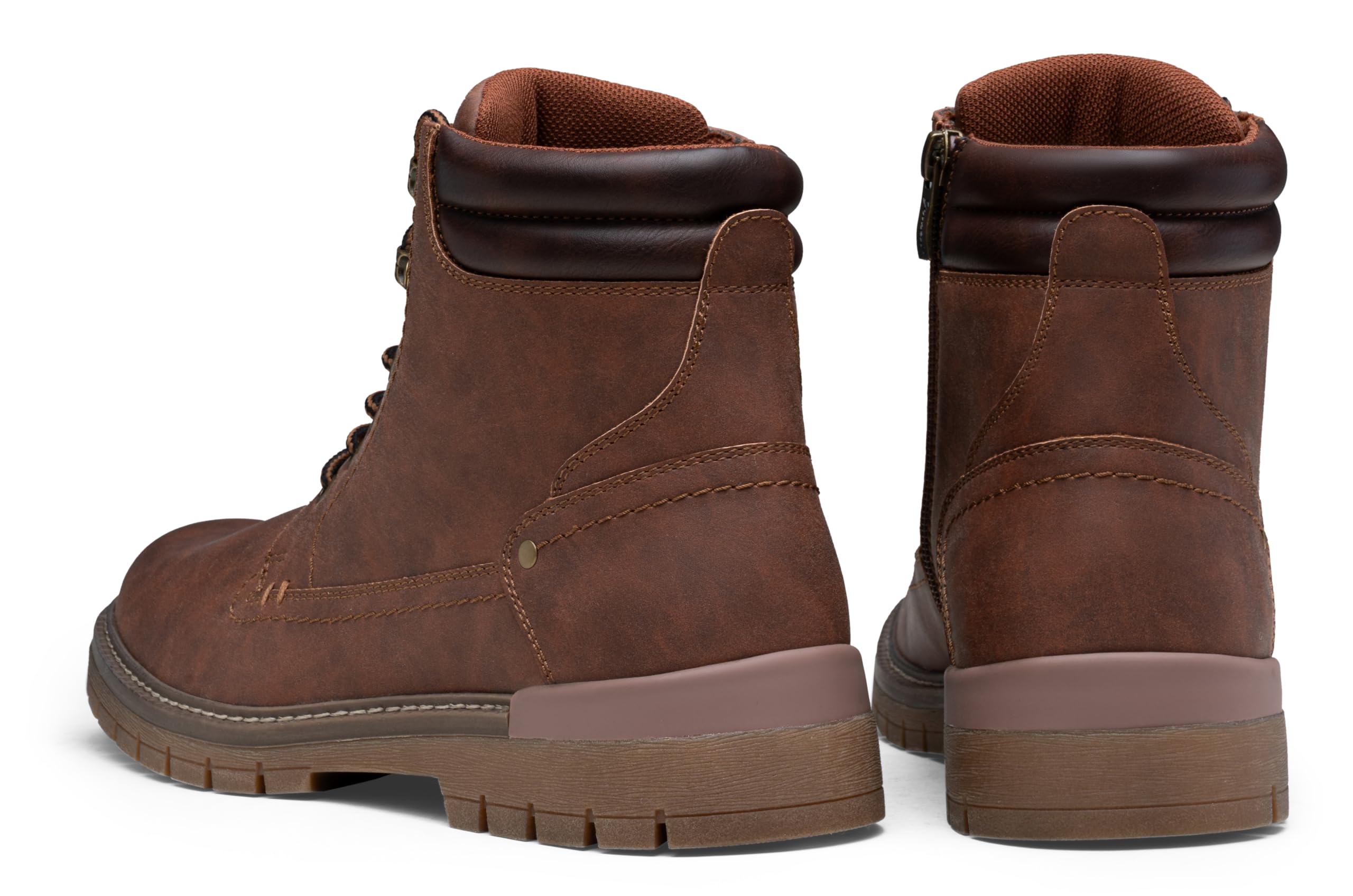 Men's Casual Hiking Boots with Zipper - Chukka Boots for Outdoor & Daily Wear