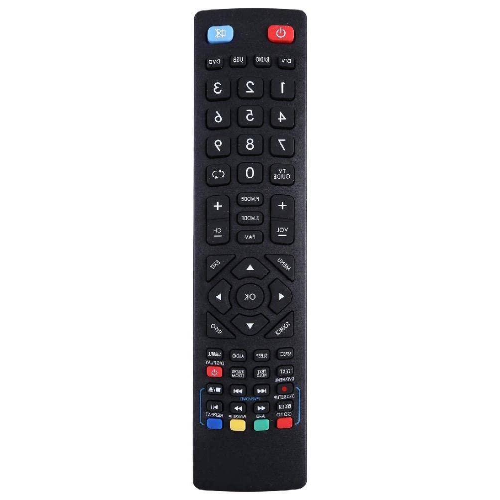Universal TV Remote Control for Alba Bush, Technika, Blaupunkt, Sharp & E-Motion Smart LED LCD TVs - Replacement Remote for Smart TVs, LCD TVs & Home Theater Systems (Perfect for Living Room, Bedroom & Home Entertainment Setup)