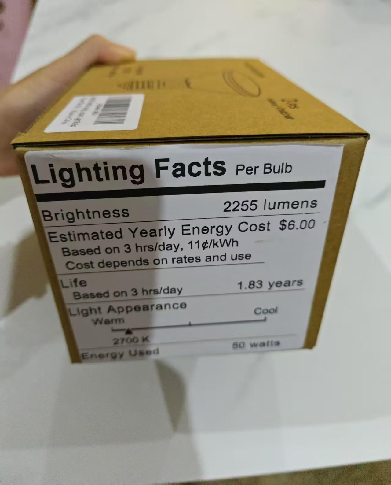 50W PAR20 Halogen Light Bulbs 2-Pack - 120V E26 Medium Base, 2700K Warm White - Perfect for Range Hoods, Track Lighting, Ovens & Ceiling Can Lights