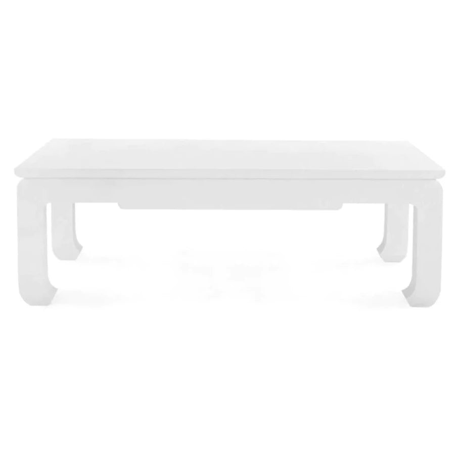 Bethany Large Rectangular Coffee Table in Vanilla - Modern Living Room Furniture for Home Decor | Perfect for Family Gatherings & Entertaining Guests