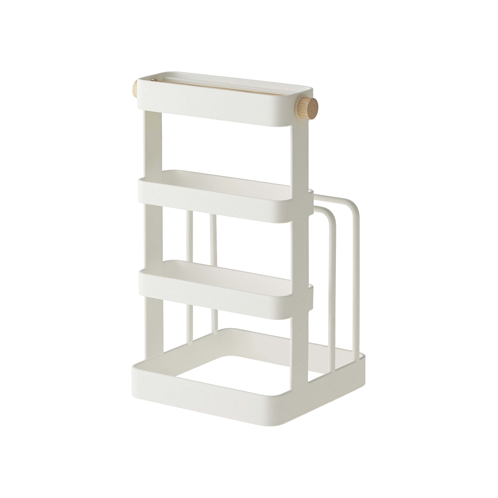 Premium Steel & Wood Knife and Cutting Board Stand - Durable Kitchen Organizer for Chefs & Home Cooks - Perfect for Countertop Storage & Easy Access While Cooking
