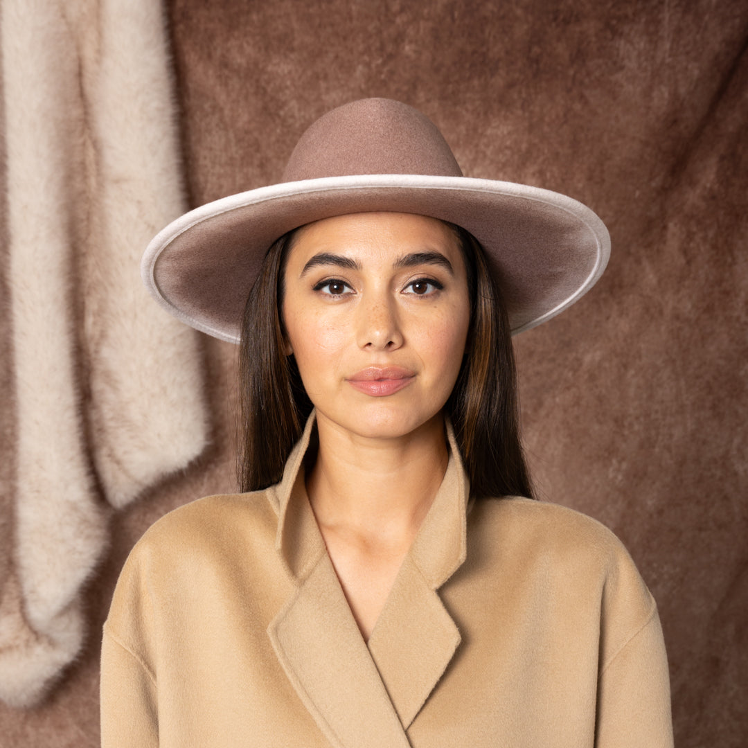 Stylish Harlowe Gradient Print Fedora Hat for Men & Women - Perfect for Outdoor Events, Parties, and Fashion Accessories