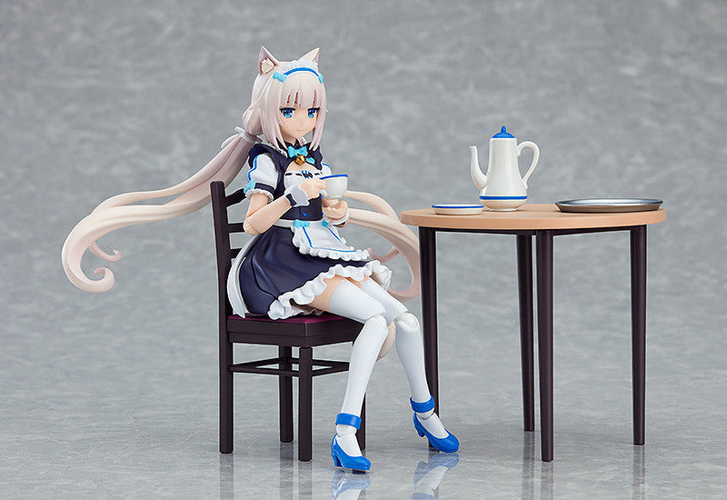 Figma #487 Vanilla Nekopara Anime Figure - Collectible PVC Statue for Anime Fans | Perfect for Display, Gift, and Anime Collections