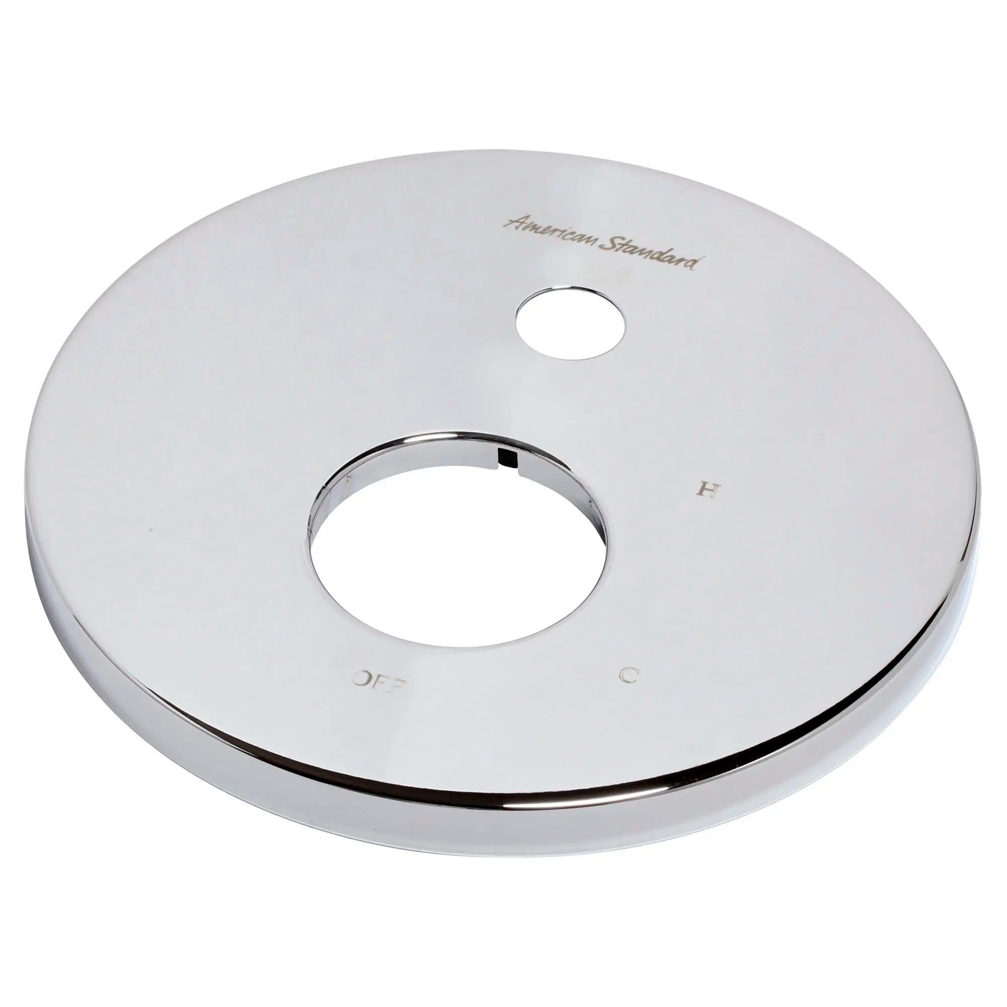 Stainless Steel Escutcheon Plate with Diverter - Bathroom Faucet Hole Cover for Wall Mounted Sink - Perfect for Home Renovation and Plumbing Repair Projects