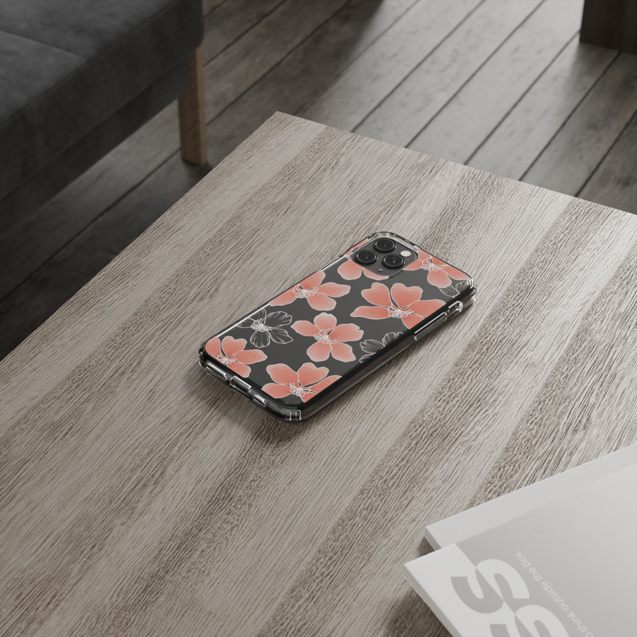 Hong Kong Orchid Clear Phone Case - Slim Protective Cover for iPhone & Samsung | Perfect for Everyday Use, Travel & Gifting