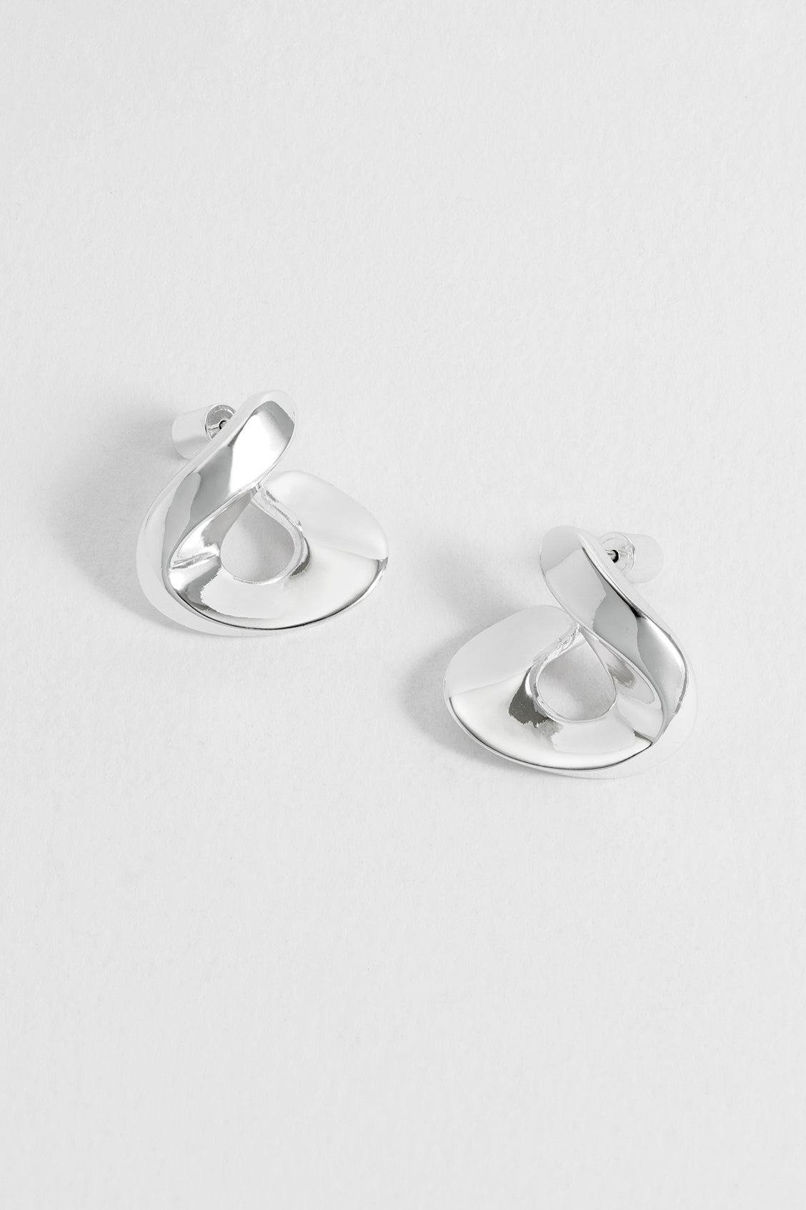 Elegant Sculptural Twist Hoop Earrings for Women - Gold & Silver Statement Jewelry - Perfect for Parties, Weddings & Everyday Wear