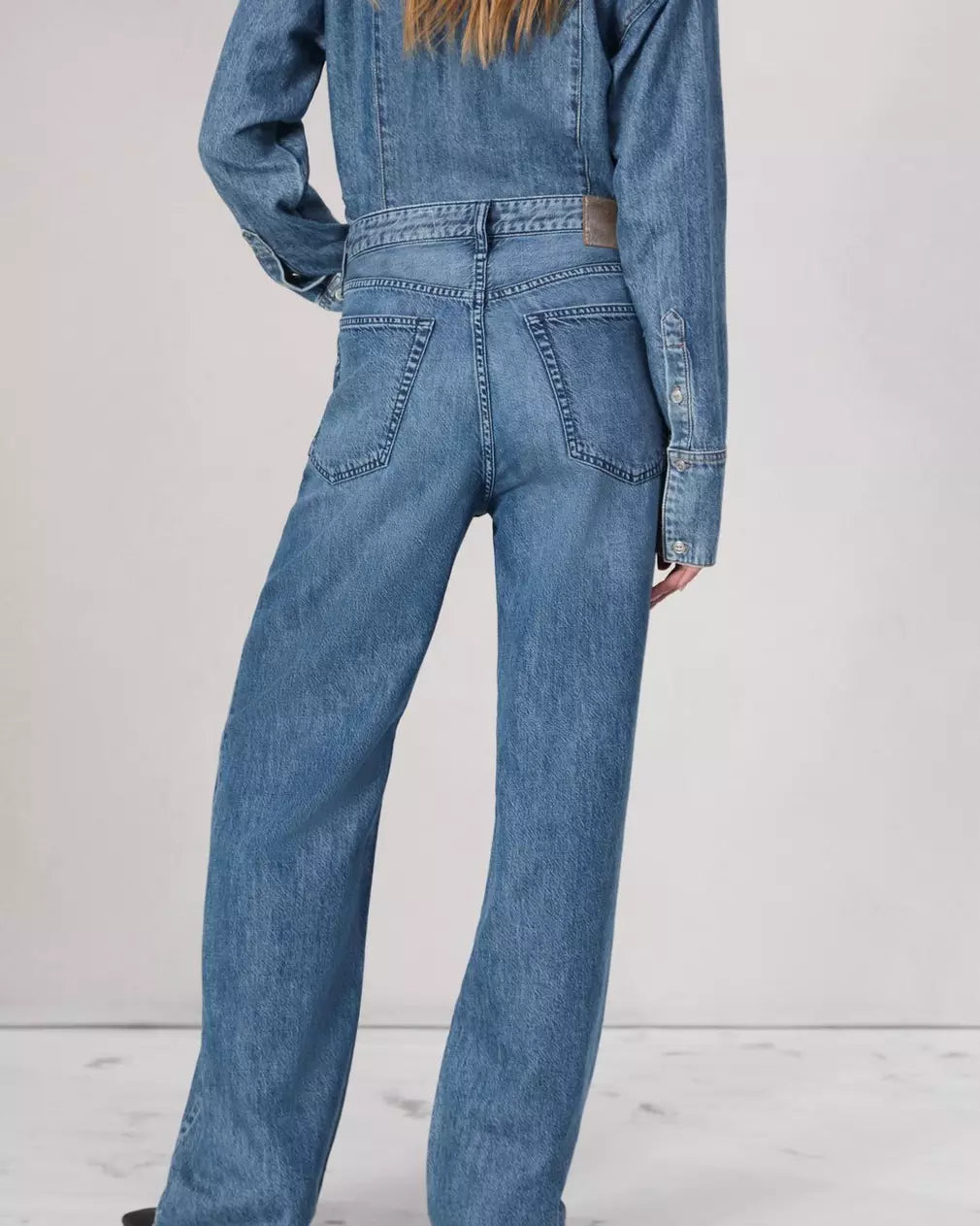 Featherweight Logan Wide Leg Jeans for Women - Comfortable Stretch Denim Pants - Casual & Chic Style for Everyday Wear, Work, and Outings