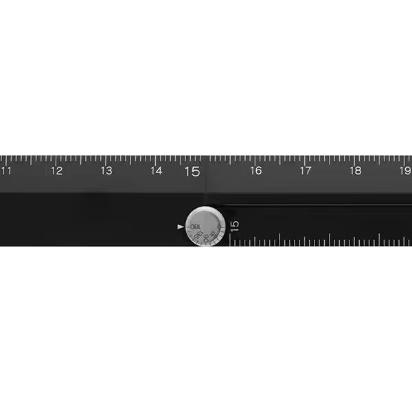 Aluminum Foldable Ruler 30cm (12 Inch) - Portable Measuring Tool for DIY, Crafting & Construction - Midori DESIGNPHIL - Perfect for Home Improvement, School Projects & Office Use