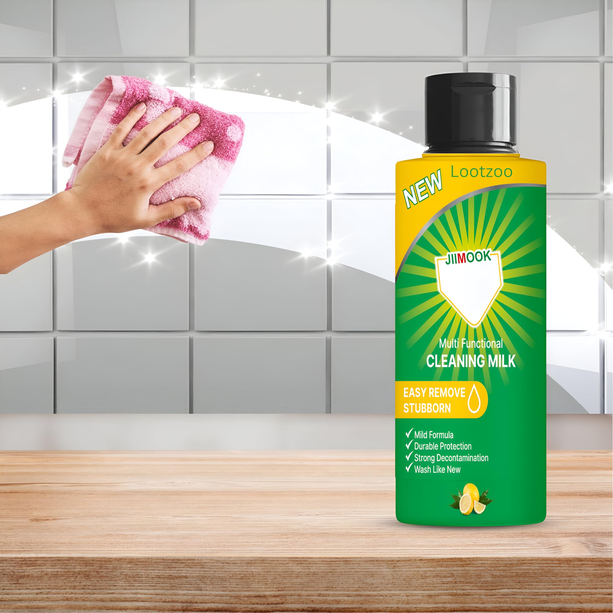 3-Pack Multifunctional Concentrated Cleaning Lotion - High Performance All-Purpose Cleaner for Kitchen, Bathroom, Floors & Surfaces | Deep Cleans Stains, Grease & Grime | Safe for Most Household Surfaces
