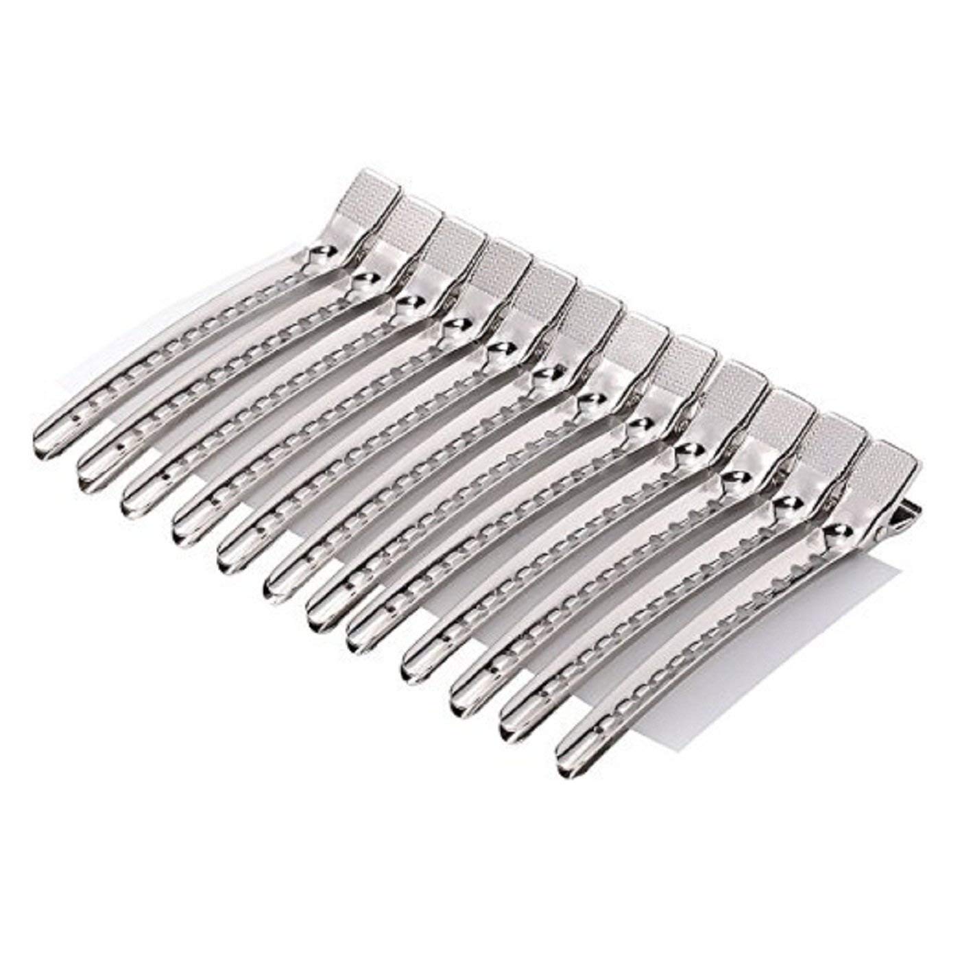 FULLY Section Hair Clips for Styling - Professional Salon Hair Clips Set of 12 - Perfect for Hairdressing, Braiding & Salon Styling
