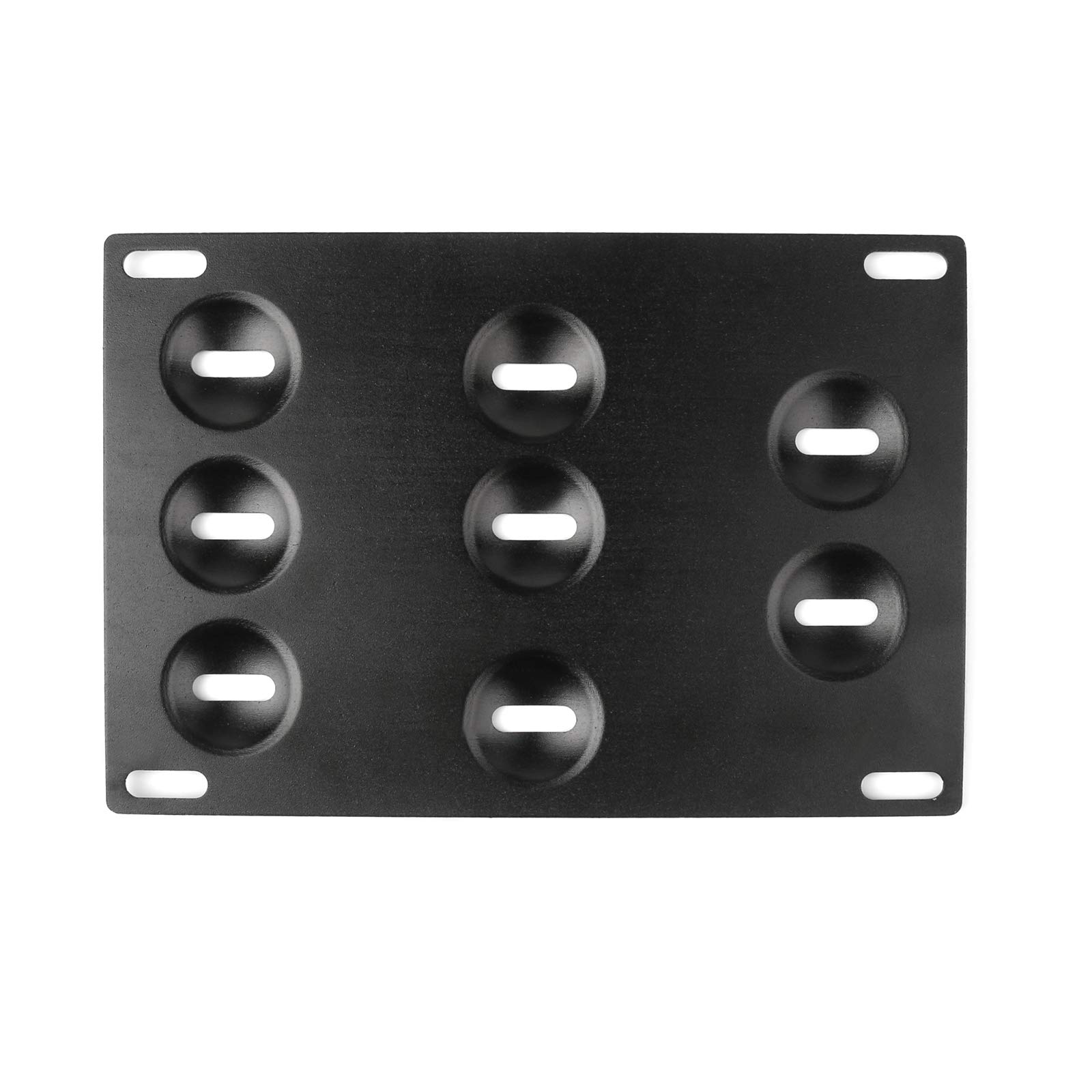 Topteng Universal Front Bumper Tow Hook License Plate Mounting Kit - Compatible with Mazda 3 (2014+), Mazda 6 (2014+) - Durable Car License Plate Bracket Holder for Secure Installation - Perfect for Parking Enforcement, Car Shows & Vehicle Customization