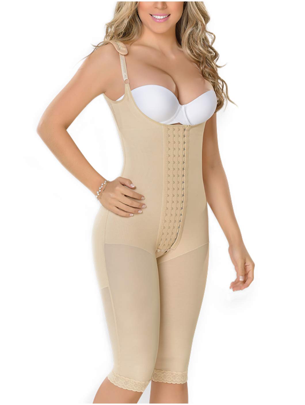 M&D 0080 Women's Slimming Firm Full Body Shapewear | Colombian Fajas for Tummy Control & Waist Training | Perfect for Daily Wear, Special Occasions & Postpartum Recovery