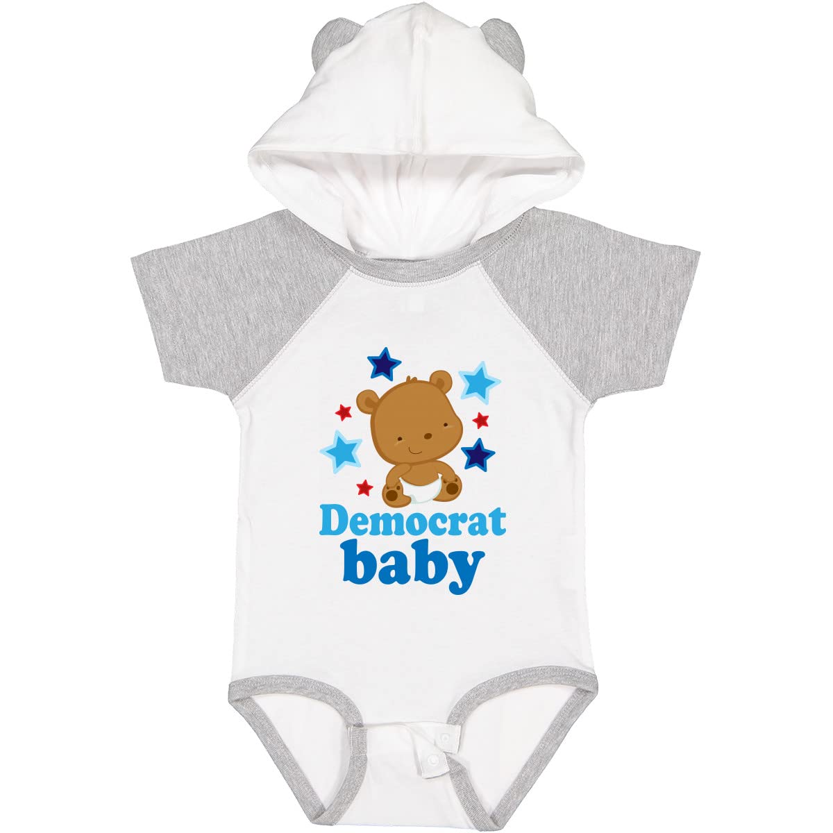 Inktastic Democrat Baby Cute Election Baby Bodysuit - Blue Political Onesie for Newborns & Infants - Perfect for Campaign Events, Voting Days & Political Family Photos