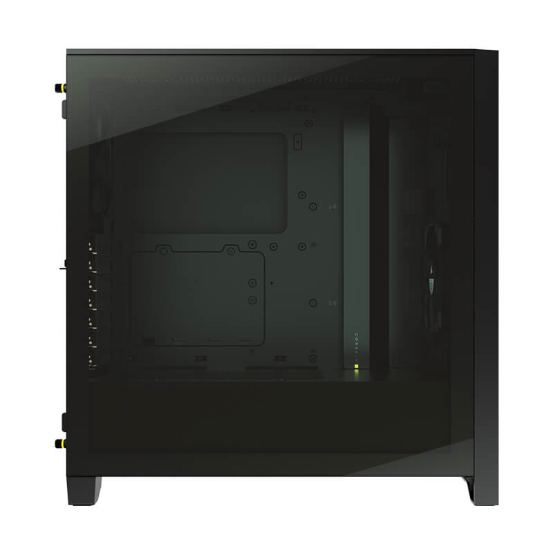 Corsair 4000D Tempered Glass Mid Tower ATX PC Case - Black | High Airflow Design for Gaming & Workstation Builds | Perfect for Home Office & Esports Setup
