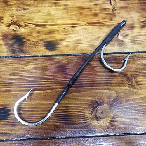 Premium Heavy Duty Double 180° Tuna Fishing Hooks - Saltwater Rigged Lures for Southern Bluefin & Yellowfin Tuna - Perfect for Offshore Deep Sea Fishing & Big Game Angling