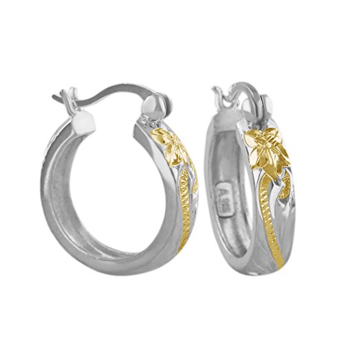 3. Two Tone Silver & Yellow Gold Tone