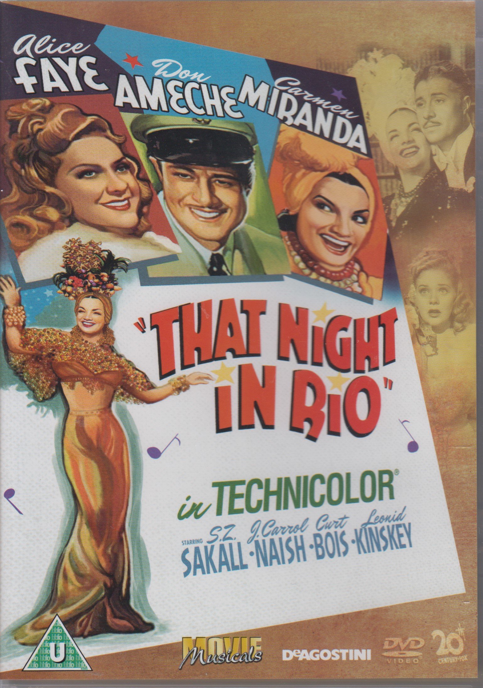 That Night In Rio (1941) DVD - Classic Romantic Comedy Movie for Vintage Film Lovers & Movie Night Entertainment