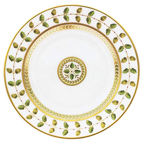 Bernardaud Constance 4-Piece Dinner Plate Set - Elegant Fine China for Formal Dining & Entertaining #0657-13 | Perfect for Holiday Dinners, Wedding Gifts & Upscale Restaurant Tableware